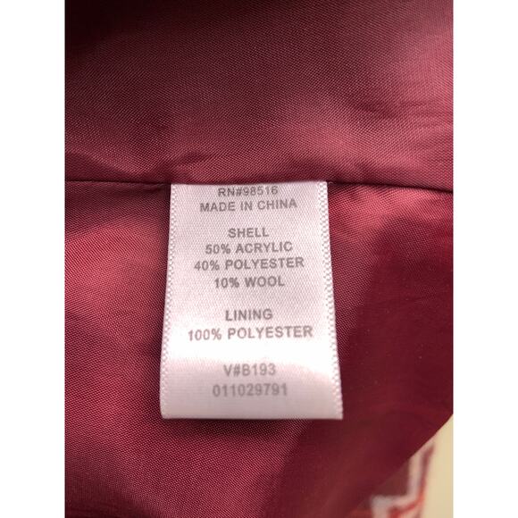 Coldwater Creek Colorful Aztec Western Print Jacket Size 12 - Picture 4 of 7